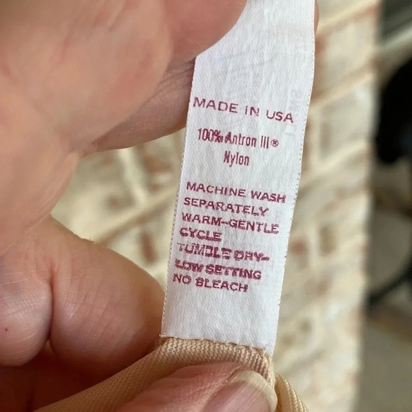 Henson Cream Vintage A-line Lace Trimmed Full Circle Midi Slip - Picture 8 of 8